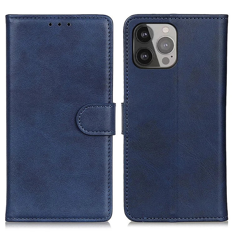 For iPhone 16 Pro Max Case Cowhide Texture Leather Flip Wallet Phone Cover