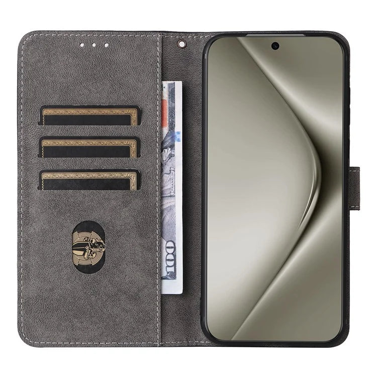 For Huawei Pura 70 Wallet Case RFID Blocking Leather Phone Cover with Strap