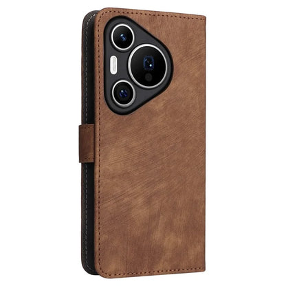 For Huawei Pura 70 Wallet Case RFID Blocking Leather Phone Cover with Strap