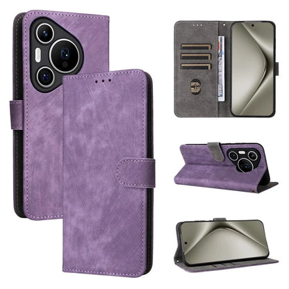 For Huawei Pura 70 Wallet Case RFID Blocking Leather Phone Cover with Strap