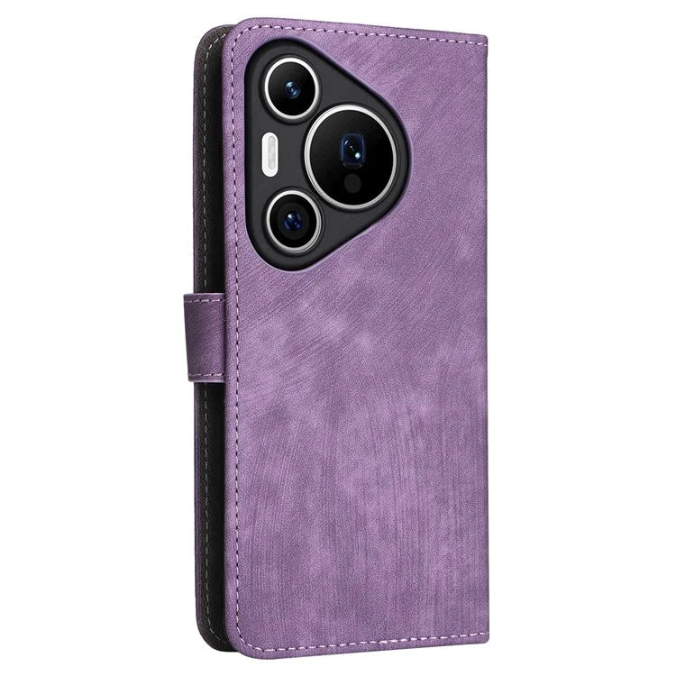 For Huawei Pura 70 Wallet Case RFID Blocking Leather Phone Cover with Strap