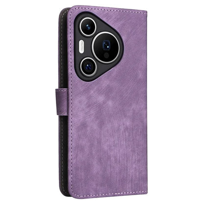 For Huawei Pura 70 Wallet Case RFID Blocking Leather Phone Cover with Strap