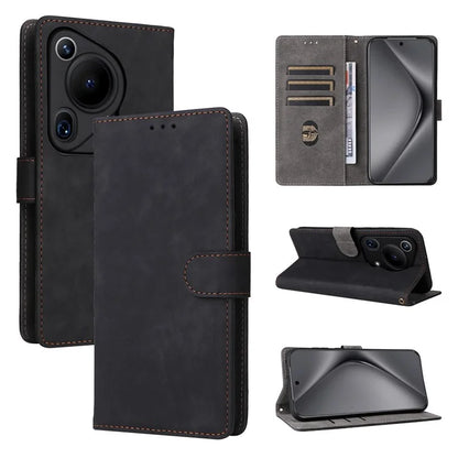 For Huawei Pura 70 Ultra Case with Hand Strap RFID Blocking Wallet Leather Cover