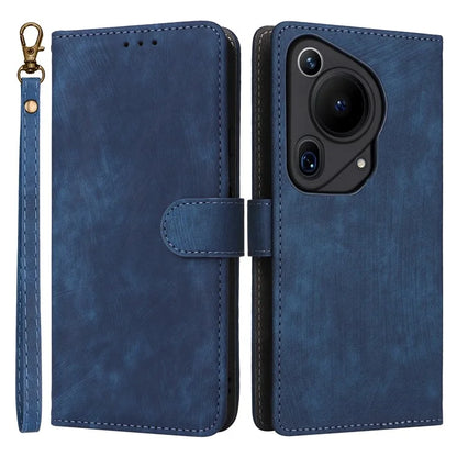 For Huawei Pura 70 Ultra Case with Hand Strap RFID Blocking Wallet Leather Cover