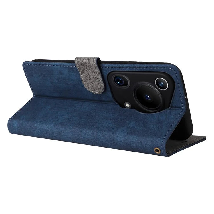 For Huawei Pura 70 Ultra Case with Hand Strap RFID Blocking Wallet Leather Cover