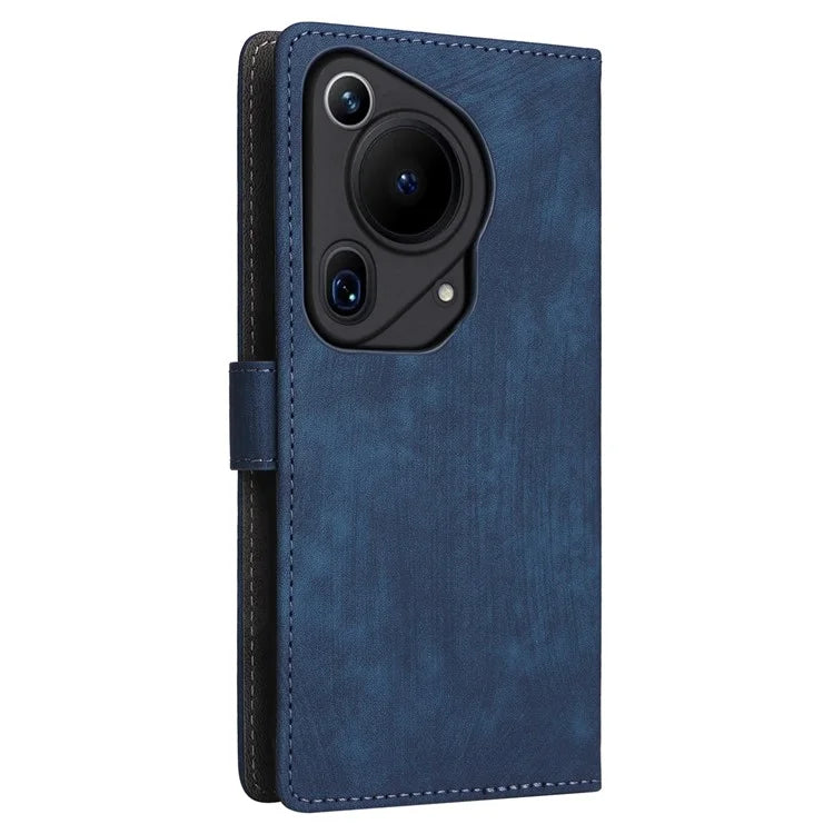 For Huawei Pura 70 Ultra Case with Hand Strap RFID Blocking Wallet Leather Cover