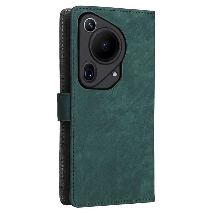 For Huawei Pura 70 Ultra Case with Hand Strap RFID Blocking Wallet Leather Cover