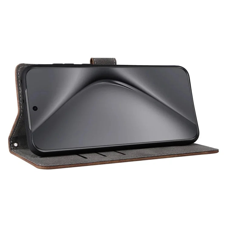 For Huawei Pura 70 Ultra Case with Hand Strap RFID Blocking Wallet Leather Cover