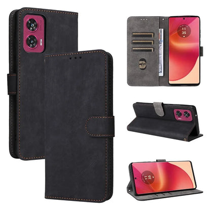 For Motorola Edge 50 Fusion 5G Shockproof Case RFID Blocking PU Leather Phone Cover