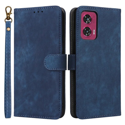 For Motorola Edge 50 Fusion 5G Shockproof Case RFID Blocking PU Leather Phone Cover