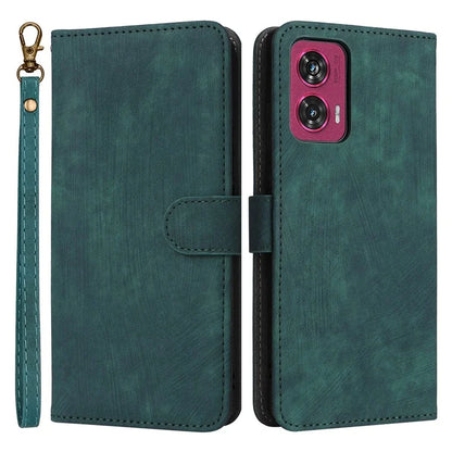 For Motorola Edge 50 Fusion 5G Shockproof Case RFID Blocking PU Leather Phone Cover