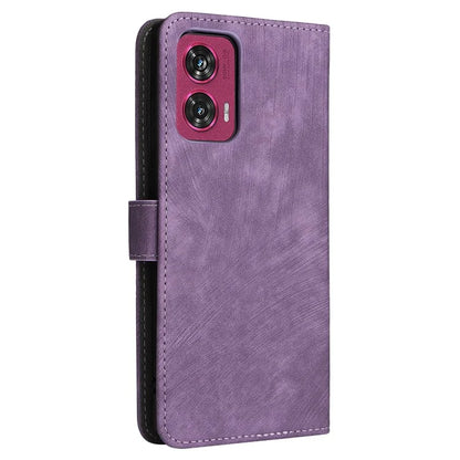For Motorola Edge 50 Fusion 5G Shockproof Case RFID Blocking PU Leather Phone Cover