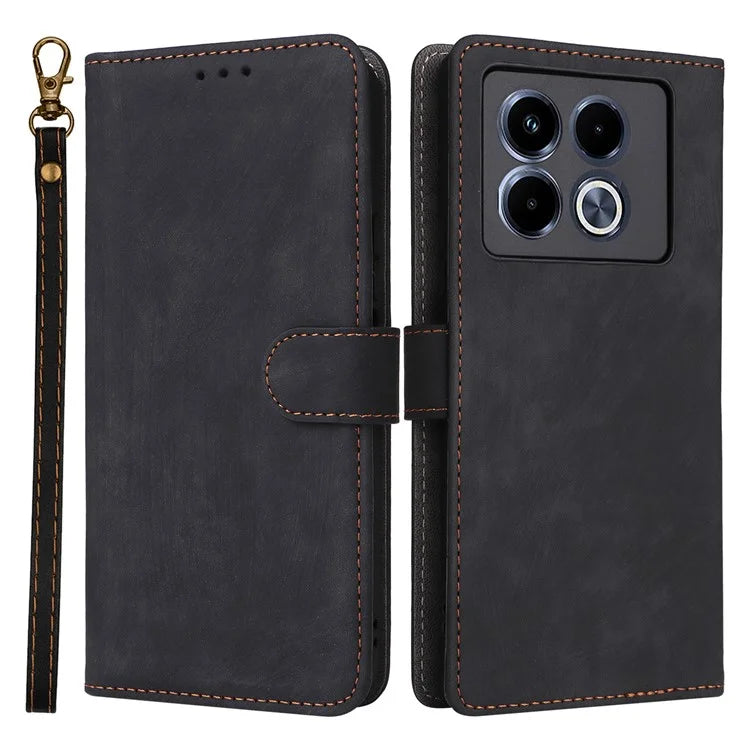 For Infinix Note 40 Case RFID Blocking Anti-Scratch PU Leather Phone Cover