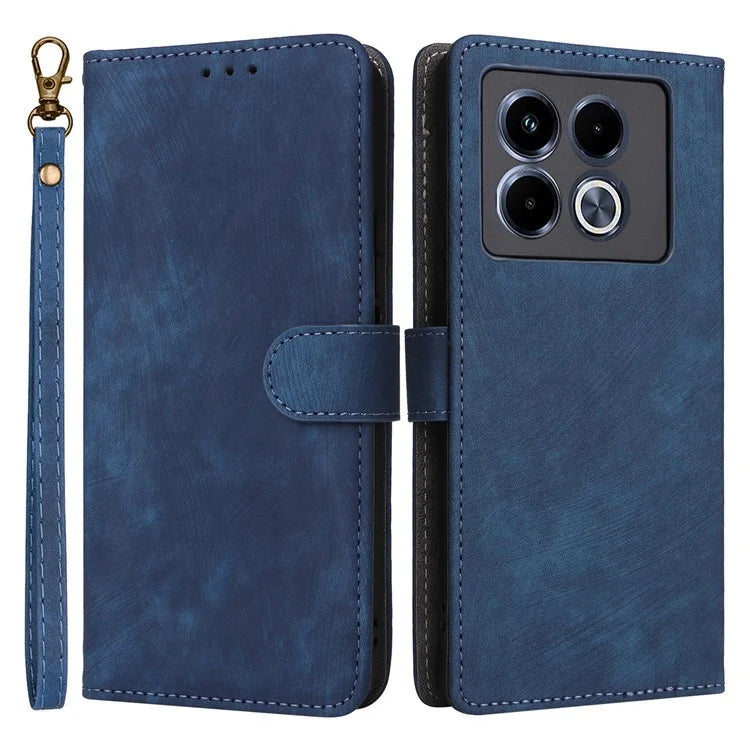 For Infinix Note 40 Case RFID Blocking Anti-Scratch PU Leather Phone Cover