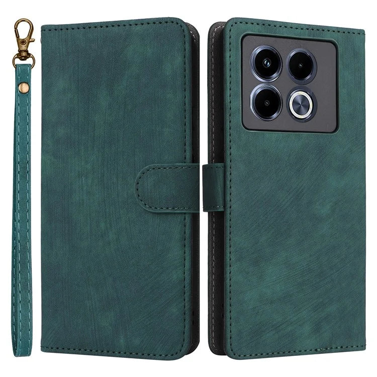 For Infinix Note 40 Case RFID Blocking Anti-Scratch PU Leather Phone Cover