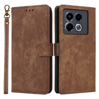 For Infinix Note 40 Case RFID Blocking Anti-Scratch PU Leather Phone Cover