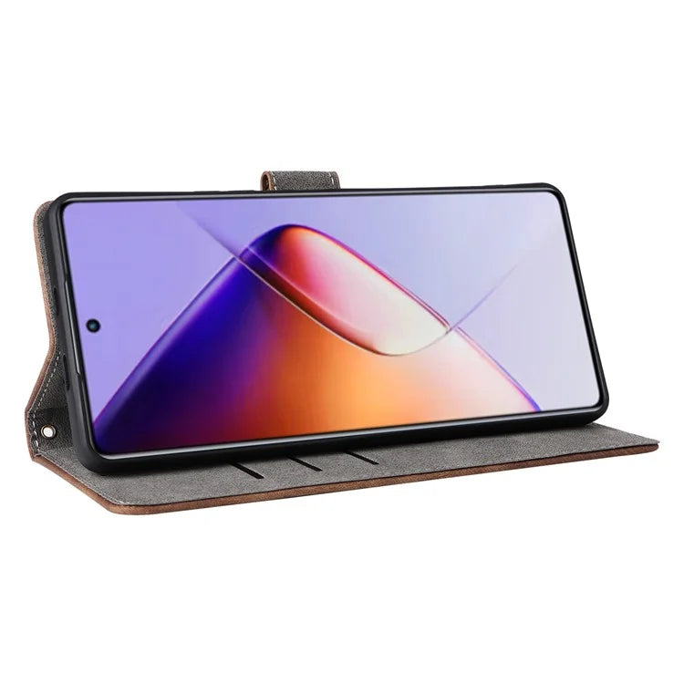 For Infinix Note 40 Case RFID Blocking Anti-Scratch PU Leather Phone Cover