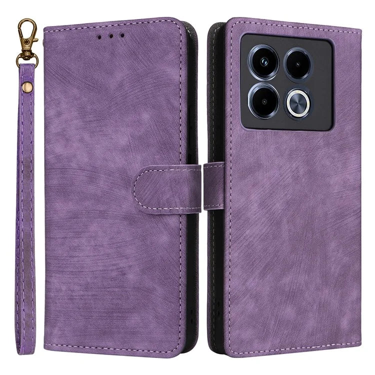 For Infinix Note 40 Case RFID Blocking Anti-Scratch PU Leather Phone Cover