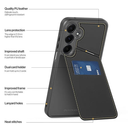 DUX DUCIS Rafi II Series for Samsung Galaxy A15 4G / A15 5G Case RFID Blocking  PU+TPU Back Phone Cover