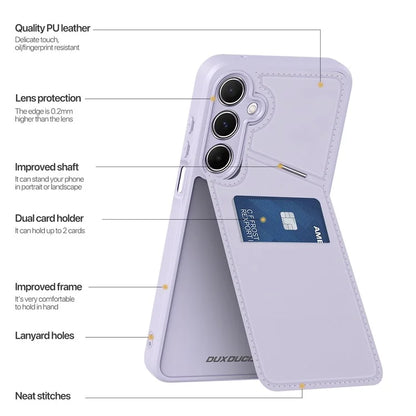 DUX DUCIS Rafi II Series for Samsung Galaxy A15 4G / A15 5G Case RFID Blocking  PU+TPU Back Phone Cover