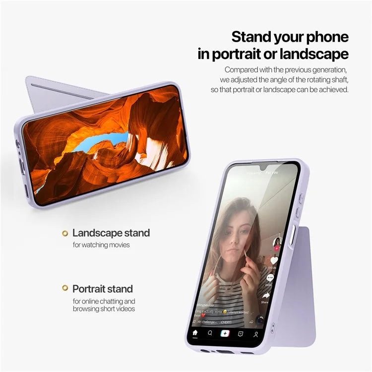 DUX DUCIS Rafi II Series for Samsung Galaxy A15 4G / A15 5G Case RFID Blocking  PU+TPU Back Phone Cover