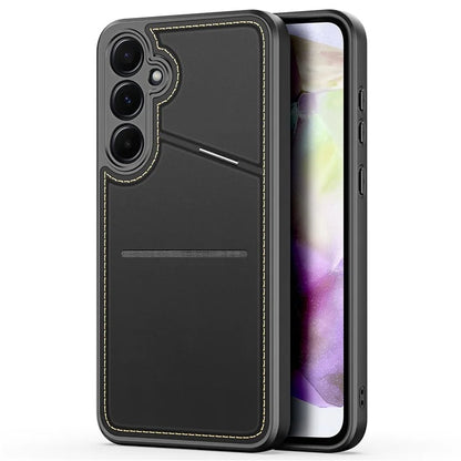 DUX DUCIS Rafi II Series for Samsung Galaxy A35 5G Case RFID Blocking Card Slot PU+TPU Phone Cover