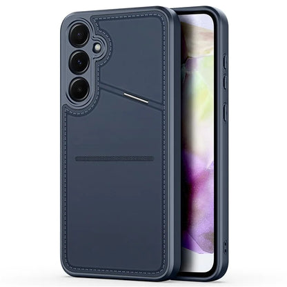 DUX DUCIS Rafi II Series for Samsung Galaxy A35 5G Case RFID Blocking Card Slot PU+TPU Phone Cover