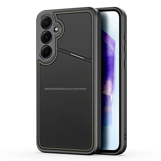 DUX DUCIS Rafi II Series for Samsung Galaxy A55 5G Case PU Leather+TPU RFID Blocking Back Cover