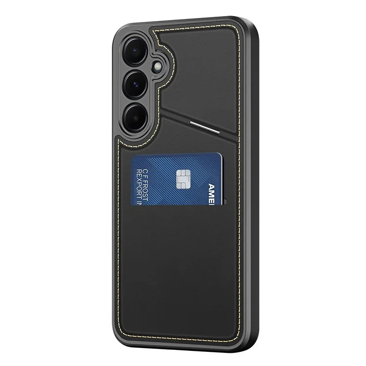 DUX DUCIS Rafi II Series for Samsung Galaxy A55 5G Case PU Leather+TPU RFID Blocking Back Cover