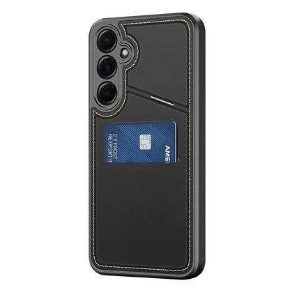DUX DUCIS Rafi II Series for Samsung Galaxy A55 5G Case PU Leather+TPU RFID Blocking Back Cover