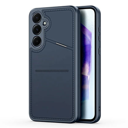 DUX DUCIS Rafi II Series for Samsung Galaxy A55 5G Case PU Leather+TPU RFID Blocking Back Cover
