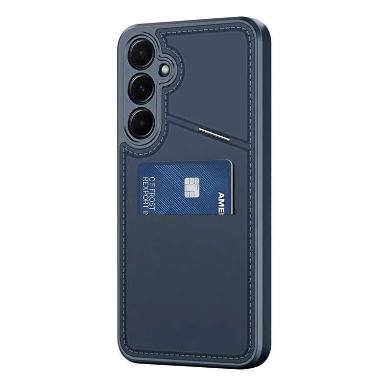 DUX DUCIS Rafi II Series for Samsung Galaxy A55 5G Case PU Leather+TPU RFID Blocking Back Cover