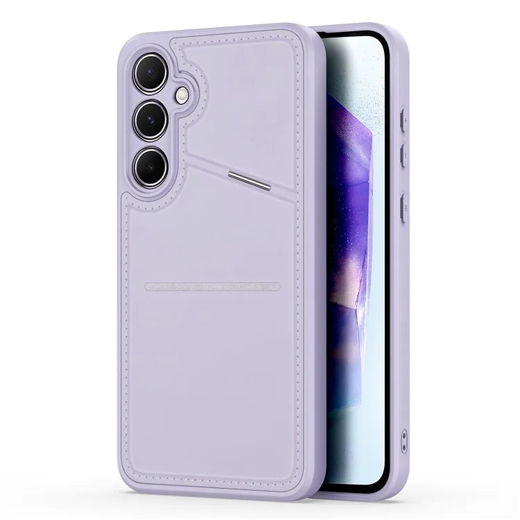 DUX DUCIS Rafi II Series for Samsung Galaxy A55 5G Case PU Leather+TPU RFID Blocking Back Cover