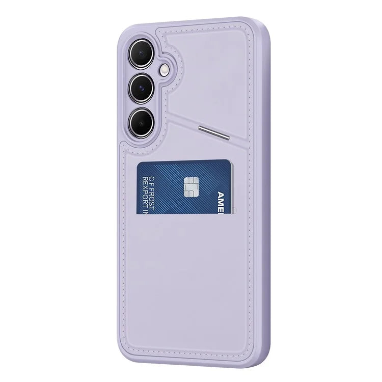 DUX DUCIS Rafi II Series for Samsung Galaxy A55 5G Case PU Leather+TPU RFID Blocking Back Cover