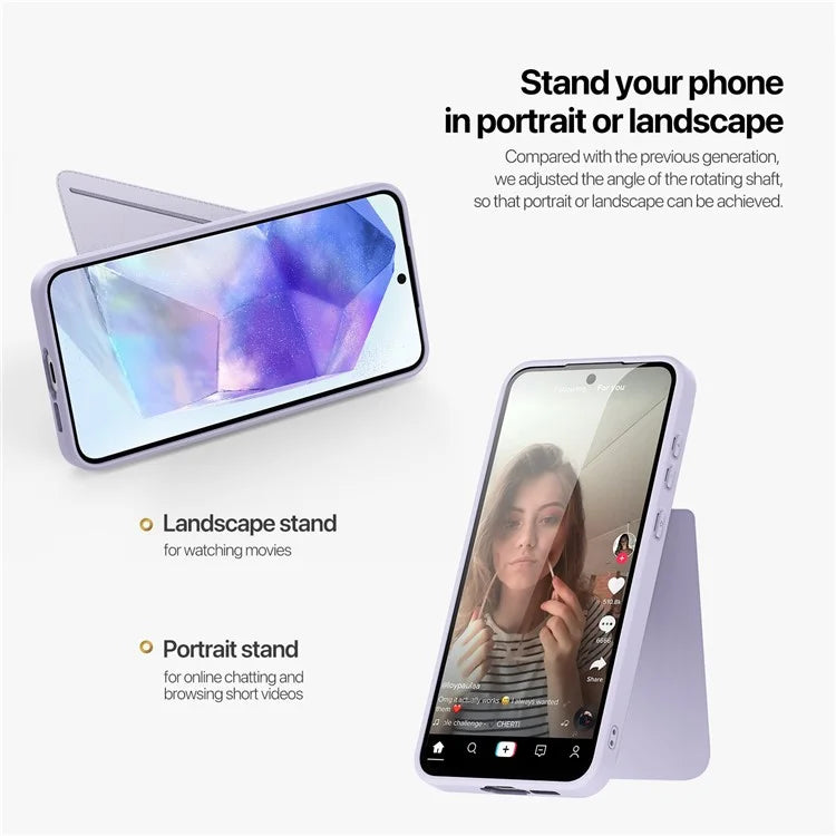 DUX DUCIS Rafi II Series for Samsung Galaxy A55 5G Case PU Leather+TPU RFID Blocking Back Cover