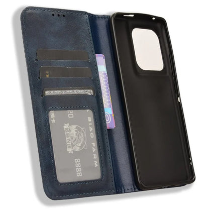 For Motorola Edge 50 Ultra 5G / Moto X50 Ultra 5G Case Retro Leather Phone Wallet Cover