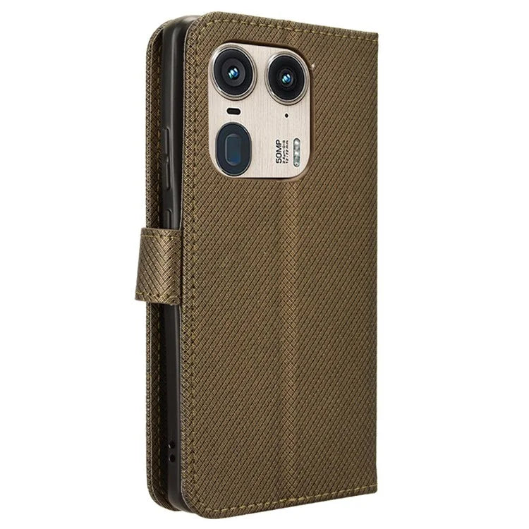 For Motorola Edge 50 Ultra 5G / Moto X50 Ultra 5G Case Wallet PU Leather Mobile Phone Cover
