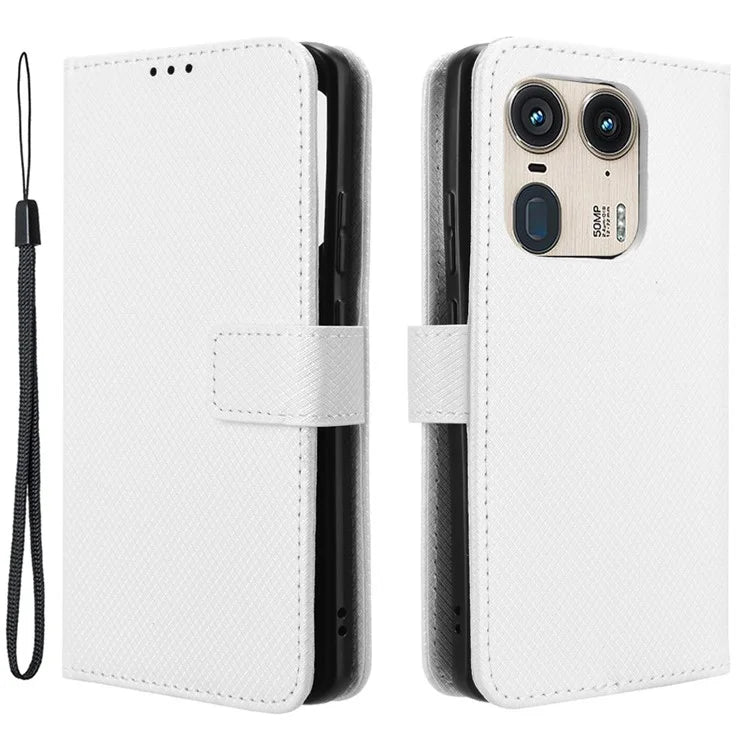 For Motorola Edge 50 Ultra 5G / Moto X50 Ultra 5G Case Wallet PU Leather Mobile Phone Cover