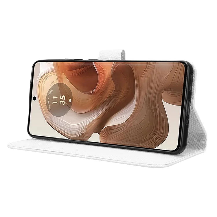 For Motorola Edge 50 Ultra 5G / Moto X50 Ultra 5G Case Wallet PU Leather Mobile Phone Cover