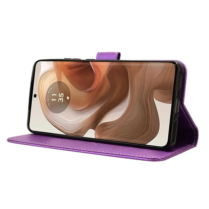 For Motorola Edge 50 Ultra 5G / Moto X50 Ultra 5G Case Wallet PU Leather Mobile Phone Cover