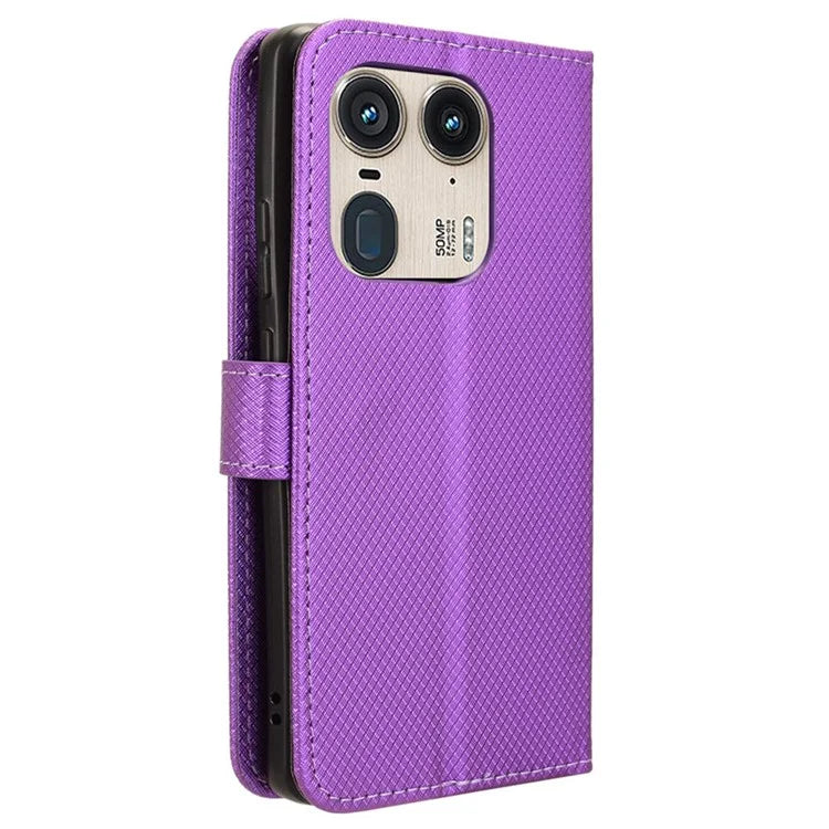 For Motorola Edge 50 Ultra 5G / Moto X50 Ultra 5G Case Wallet PU Leather Mobile Phone Cover