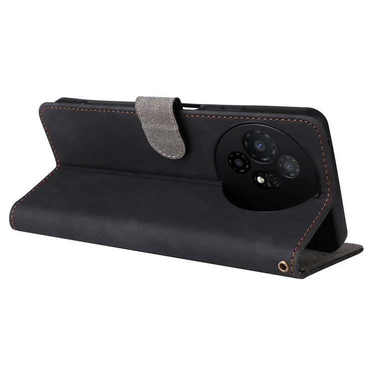 For TCL 50 XL 5G Case RFID Blocking Leather Wallet Stand Feature Phone Cover