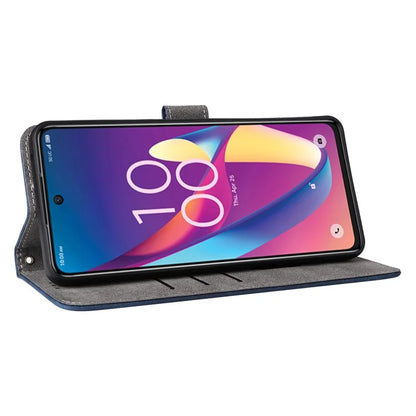 For TCL 50 XL 5G Case RFID Blocking Leather Wallet Stand Feature Phone Cover