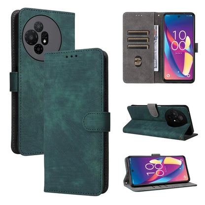 For TCL 50 XL 5G Case RFID Blocking Leather Wallet Stand Feature Phone Cover