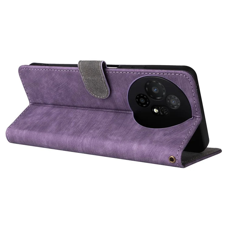 For TCL 50 XL 5G Case RFID Blocking Leather Wallet Stand Feature Phone Cover