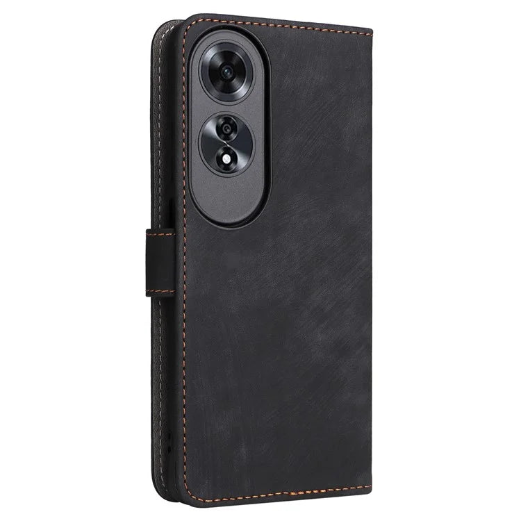 For Oppo A60 4G Case RFID Blocking Card Slots Phone Leather Cover