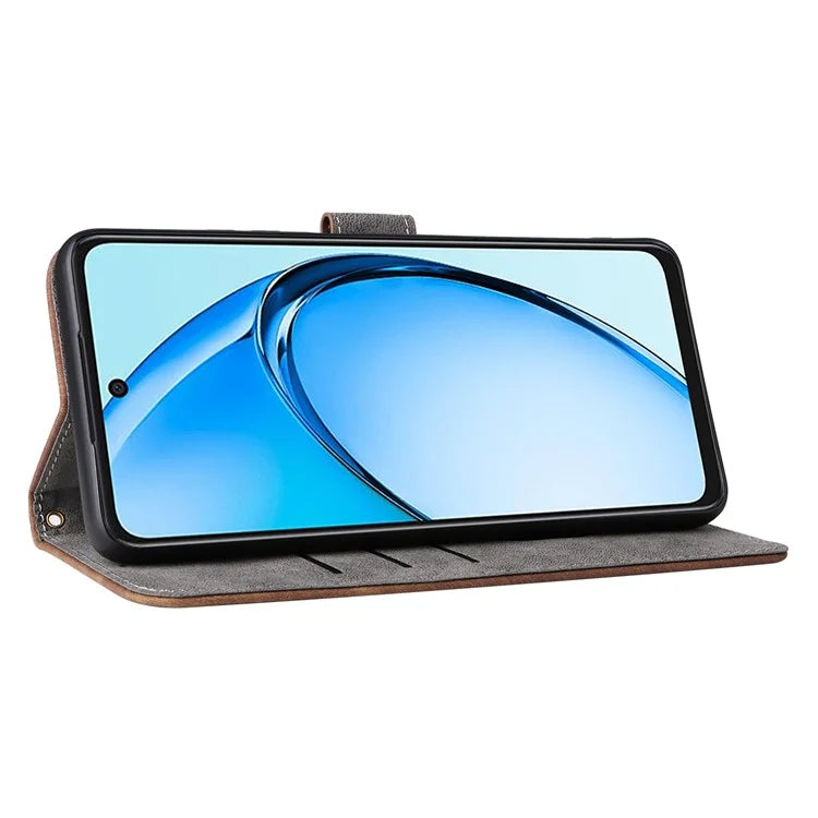 For Oppo A60 4G Case RFID Blocking Card Slots Phone Leather Cover