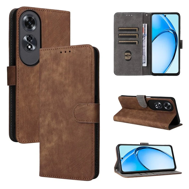 For Oppo A60 4G Case RFID Blocking Card Slots Phone Leather Cover