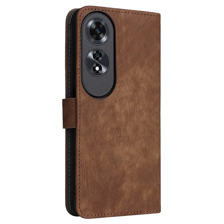 For Oppo A60 4G Case RFID Blocking Card Slots Phone Leather Cover