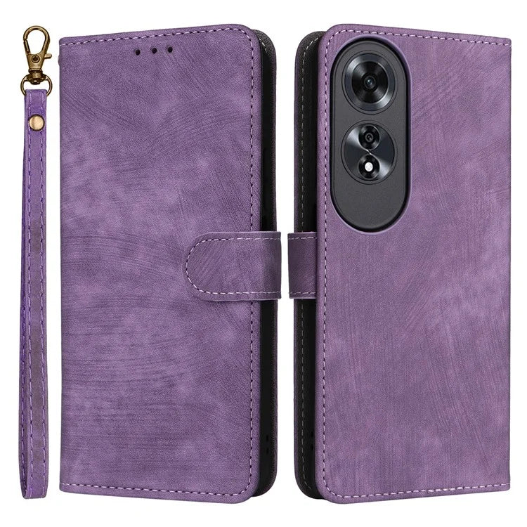 For Oppo A60 4G Case RFID Blocking Card Slots Phone Leather Cover